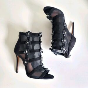 Avec les filles jewel mesh flower applique…
